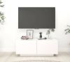 VidaXL Tv meubel 100x35x40 cm spaanplaat hoogglans wit online kopen