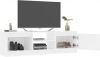 VIDAXL Tv meubel 120x30x35, 5 cm bewerkt hout wit online kopen