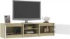 VidaXL Tv meubel 140x40x35, 5 Cm Spaanplaat Wit En Sonoma Eikenkleurig online kopen