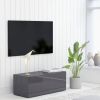 VidaXL Tv meubel 80x34x30 cm spaanplaat hoogglans grijs online kopen