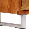 VidaXL Tv meubel met bewerkte deuren 140x30x40 cm massief hout online kopen