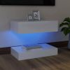 VidaXL Tv meubel met LED verlichting 60x35 cm hoogglans wit online kopen