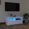 VidaXL Tv meubel met LED verlichting 90x35x40 cm wit online kopen