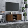VidaXL Tv meubel met metalen poten 103, 5x35x50 cm bruineikenkleurig online kopen