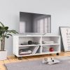 VidaXL Tv meubel met wieltjes 90x35x35 cm bewerkt hout wit online kopen