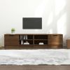 VidaXL Tv meubelen 2 st 80x35x36, 5 cm bewerkt hout bruineikenkleurig online kopen
