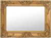 VidaXL Wandspiegel barok stijl 60x40 cm goudkleurig online kopen