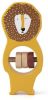 TRIXIE Baby Accessoires Wooden rattle Mr. Lion Geel online kopen