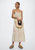 Mango Zamora gelaagde maxi jurk met streepprint online kopen