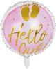 Boland Folieballon Hello Girl! 45 Cm Roze/wit/goud online kopen