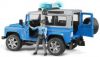 Bruder ® Politie speelgoed Land Rover Defender St. Wagon politiewagen, 1 16, blauw met licht en geluid, made in germany online kopen