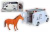 Massamarkt Kidsfun Vervoerbus Beautiful Horse Junior Wit/bruin 2 delig online kopen