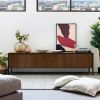 Kave Home TV meubel 'Nadyria' 180cm, kleur noten/zwart online kopen