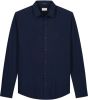 Dstrezzed Donkerblauwe Casual Overhemd Shirt Melange Pique online kopen