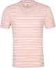 Anerkjendt T shirt Akrod Strepen , Roze, Heren online kopen