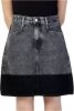 Calvin Klein Donkergrijze A line Utility Mini Skirt online kopen
