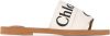 Chloe Chlo&#xE9, Woody slipper van canvas met logo online kopen