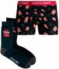 JACK & JONES giftbox boxershort + sokken JACVIXEN(set van 2)kerst online kopen