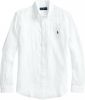 Polo Ralph Lauren Mannen linnen shirt op maat gemaakte lange arm , Wit, Heren online kopen
