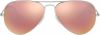 Ray-Ban Aviator Flash Lenses Polarized Sunglasses Ray Ban, Grijs, Dames online kopen