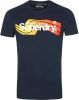 Superdry T shirts print Blauw Heren online kopen