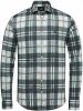 Vanguard Groene Casual Overhemd Long Sleeve Shirt Check Printed On Soft Jersey online kopen