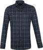 Vanguard Zwarte Casual Overhemd Long Sleeve Shirt Check Printe online kopen