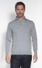Profuomo Originale Slim Fit Jersey shirt donkergrijs, Melange online kopen