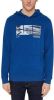 ESPRIT edc Men hoodie met printopdruk bright blue online kopen