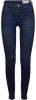 ESPRIT edc Women skinny jeans met biologisch katoen donkerblauw online kopen