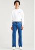Levi's 501 high rise straight leg jeans met knoopsluiting online kopen