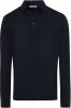 Brax Modern Fit Poloshirt lange mouw nachtblauw, Effen online kopen