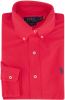 Polo Ralph Lauren casual overhemd rood effen 100% katoen online kopen