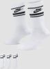 Nike sportswear everyday essential crew sokken wit/zwart heren online kopen