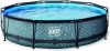 EXIT TOYS EXIT zwembad Stone &#xF8, 360 x 76 cm met filterpomp grijs online kopen