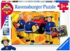 Ravensburger Puzzel Brandweerman Sam Aan Het Werk 2 X 12 Stukjes online kopen