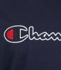 Champion Longsleeve T Shirt Script Logo Navy , Blauw, Heren online kopen