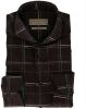 John Miller business overhemd Tailored Fit bruin geruit katoen slim fit online kopen