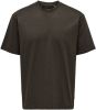 Only & Sons Oversized T shirt met korte mouwen in katoen online kopen