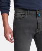 Pierre Cardin jeans grijs effen katoen Lyon met steekzakken online kopen