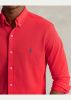 Polo Ralph Lauren casual overhemd rood effen 100% katoen online kopen