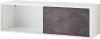 Germania Schap met deur Altino 120x35, 6x36, 6 cm wit en basalt donker online kopen