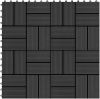 VIDAXL 22 st Terrastegels 30x30 cm 2 m&#xB2, HKC zwart online kopen