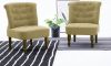 VidaXL Franse stoelen 2 st stof groen online kopen