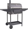 VIDAXL Houtskoolbarbecue met onderplank zwart online kopen
