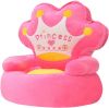 VidaXL Kinderstoel prinses pluche roze online kopen