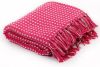 VIDAXL Plaid vierkanten 125x150 cm katoen roze online kopen