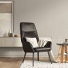 VidaXL Relaxstoel kunstleer glanzend zwart online kopen
