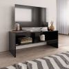 VidaXL Tv meubel 100x40x40 Cm Bewerkt Hout Hoogglans Zwart online kopen