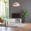 VIDAXL Tv meubel 120x34x37 cm bewerkt hout wit online kopen